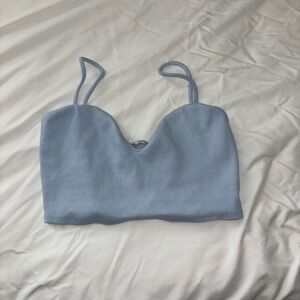 Zara blue top